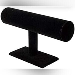 WATCH STAND T‎ BAR HOLDER ORGANIZER BLACK